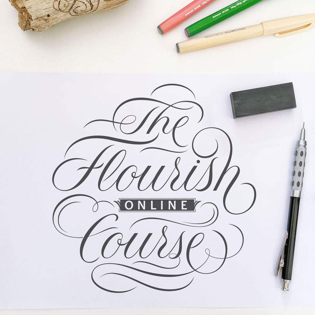 The key visual of the Flourish Online Course